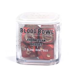 Blood Bowl (Second Season Edition): Khorne Team Dice Set