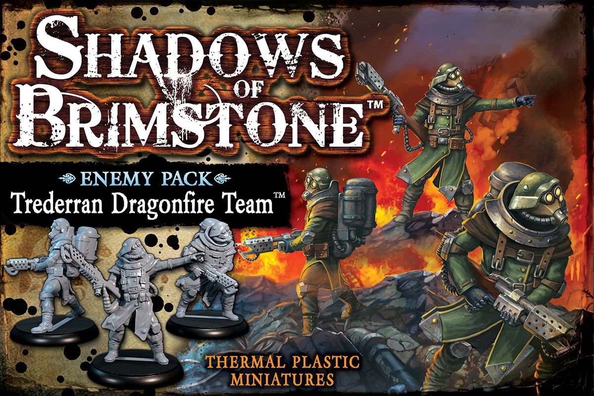 Shadows of Brimstone: Trederran Dragonfire Team Enemy Pack box art