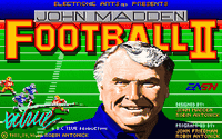 Video Game: John Madden Football II
