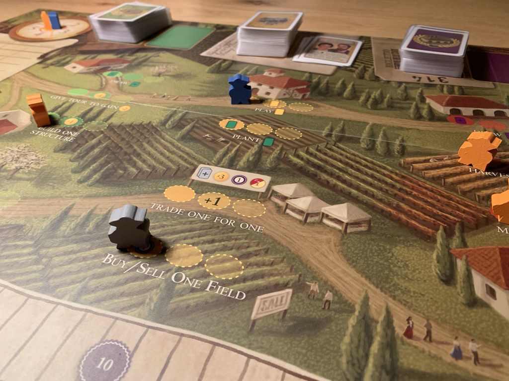 Board Game: Viticulture: Tuscany Essential Edition