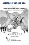 RPG Item: Original Fantasy RPG: Supplement II: Mauvolg