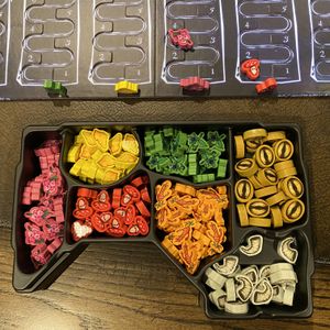 Lizard Wizard: Printed Wood Reagent Tokens