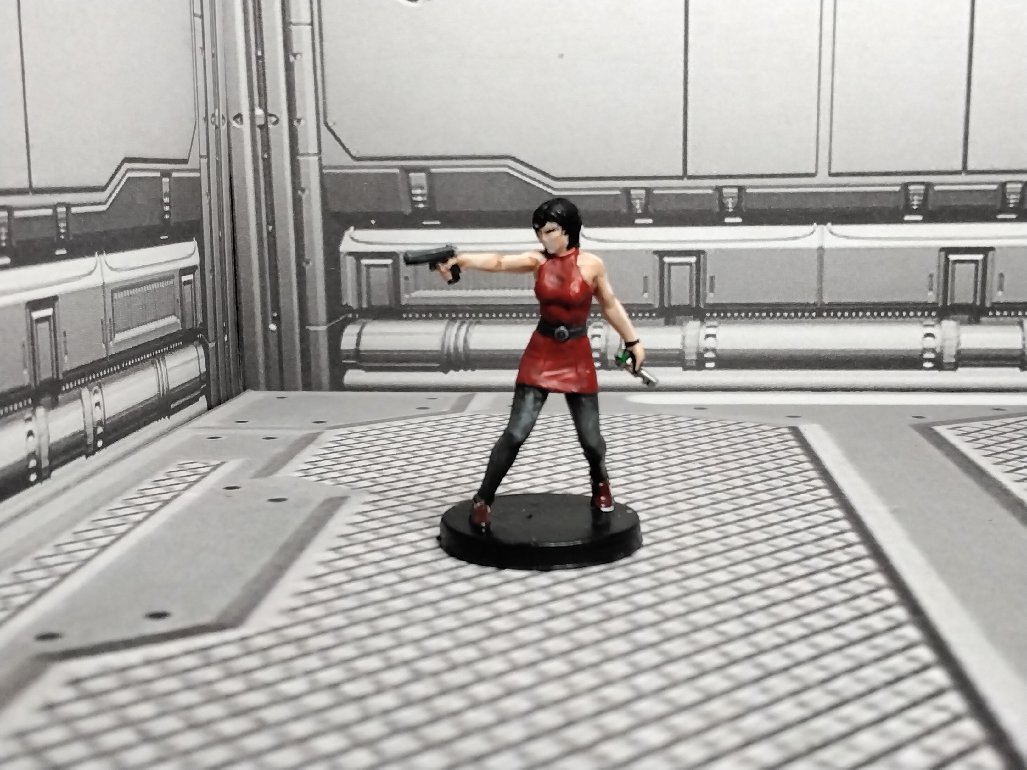 Resident Evil 2: Ada Wong, Painting by numbers
