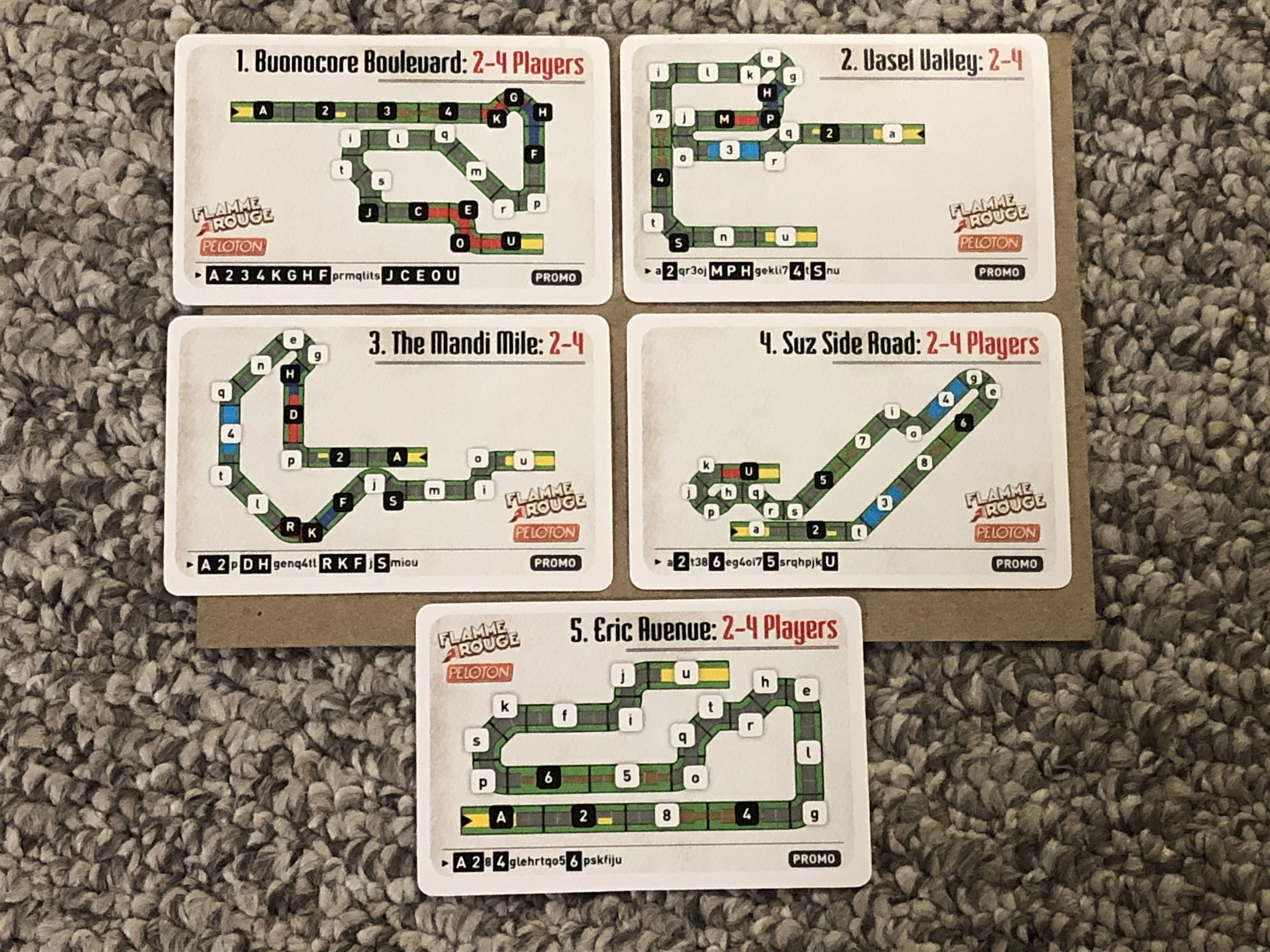 Flamme Rouge: Dice Tower Stage Cards Promo Pack