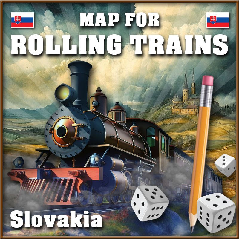 Rolling Trains: Slovakia Map