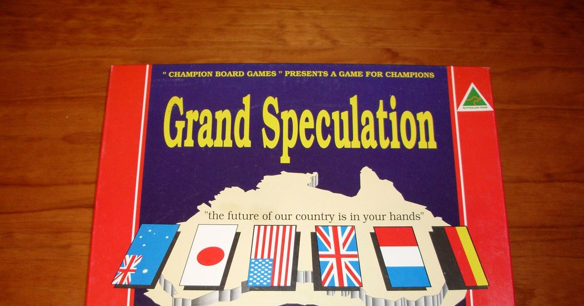 Grand Speculation Board Game BoardGameGeek