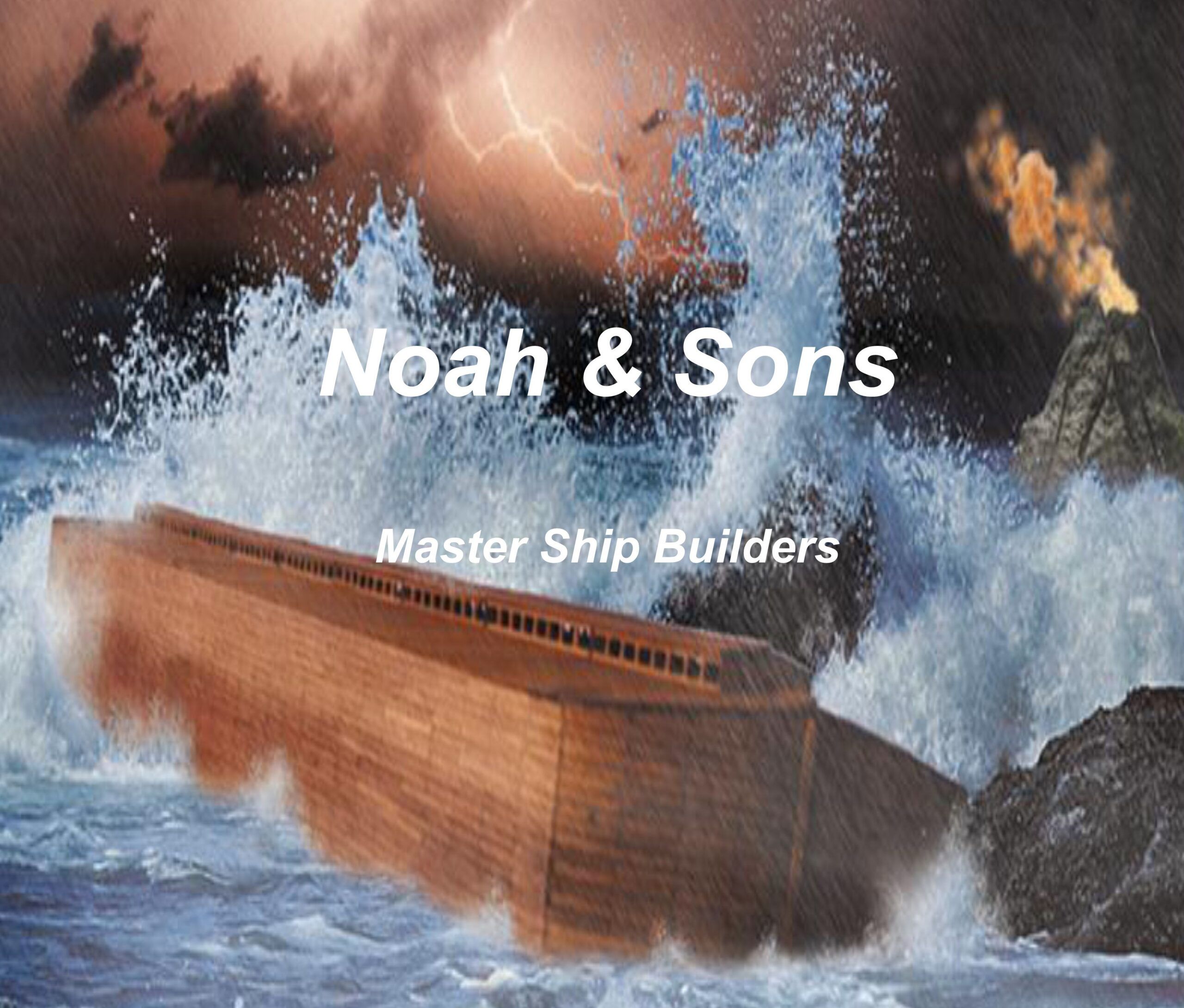 Coperta Noah & Sons: Master Ship Builders