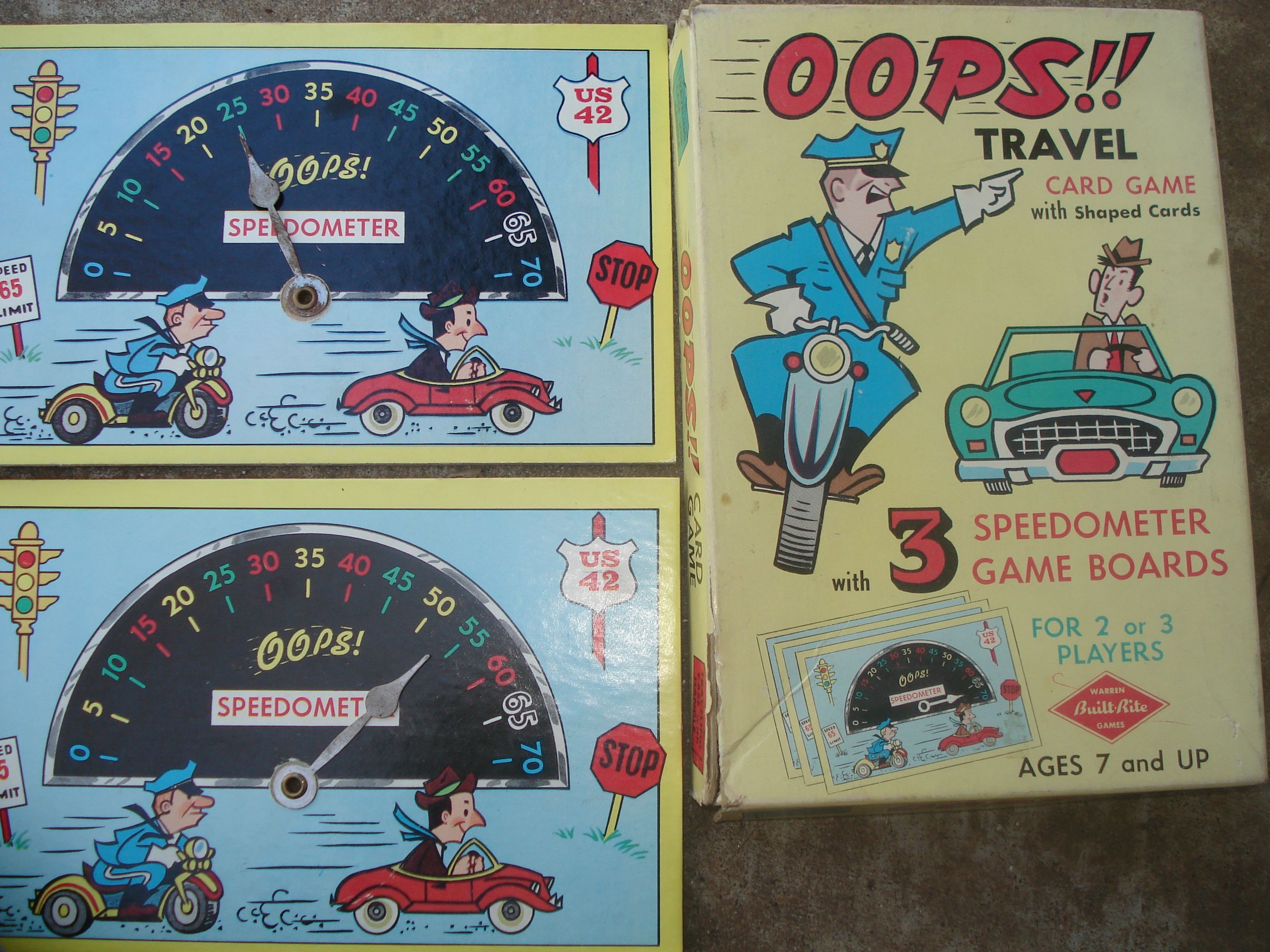 OOPS!! Travel Card Game box art