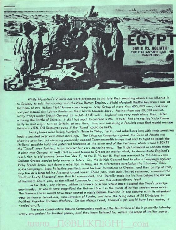 Egypt: David vs. Goliath – The Italian-African Campaign cover