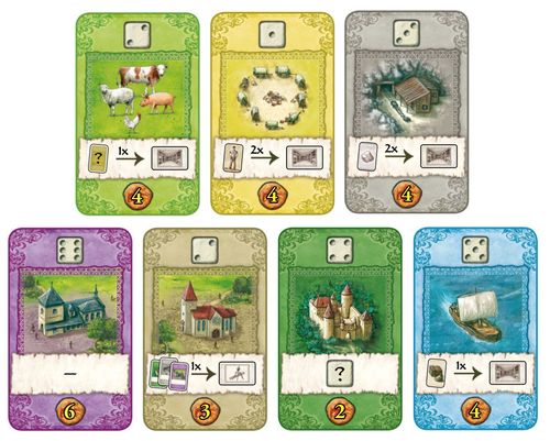 Board Game: The Castles of Burgundy: The Card Game