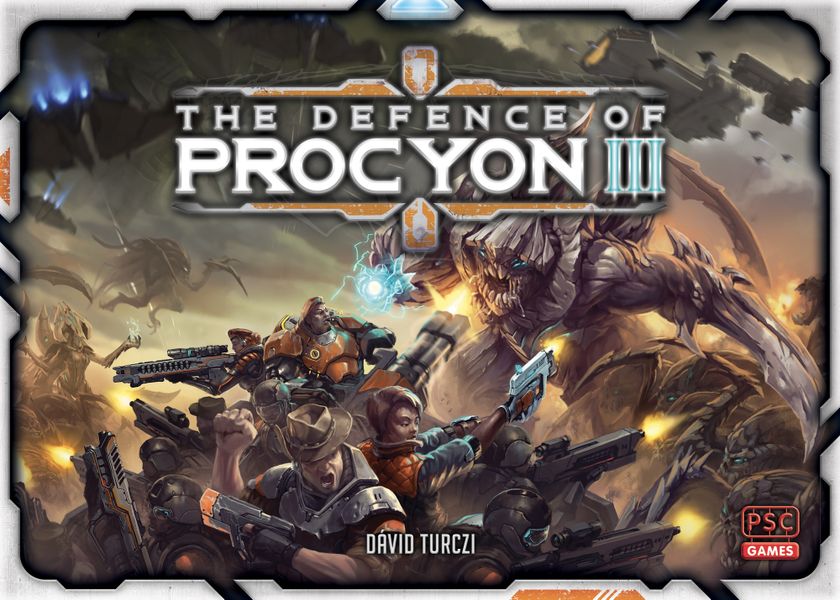 The Defence of Procyon III, PSC Games, 2021 — front cover (image provided by the publisher)