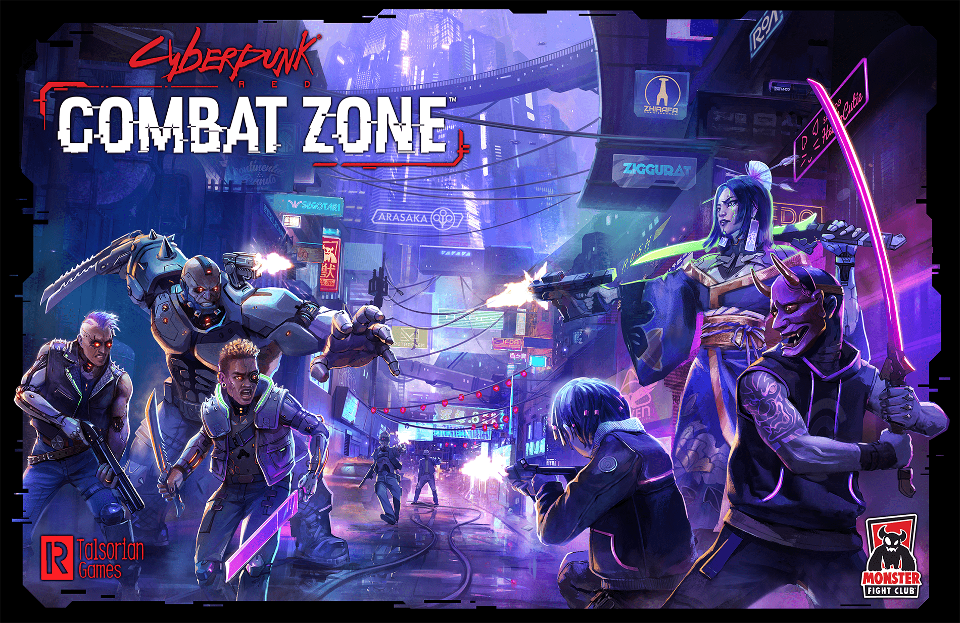 Coperta Cyberpunk Red: Combat Zone