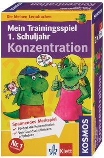 Die kleinen Lerndrachen: Mein Trainingsspiel 1. Schuljahr – Konzentration