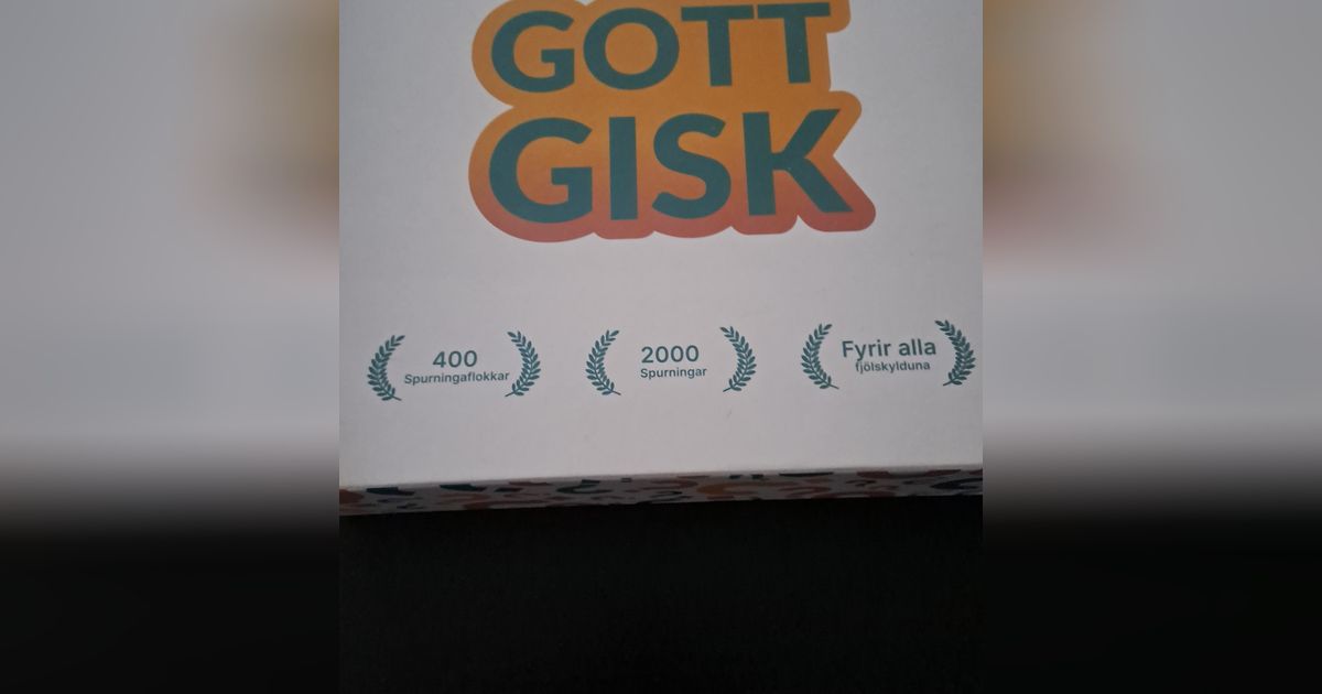 Gott Gisk | Board Game | BoardGameGeek