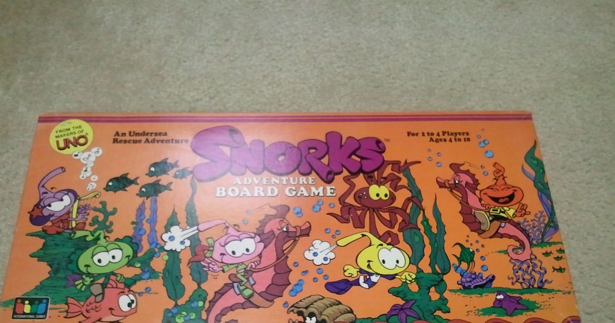 Snorks Adventure Board Game Board Game BoardGameGeek