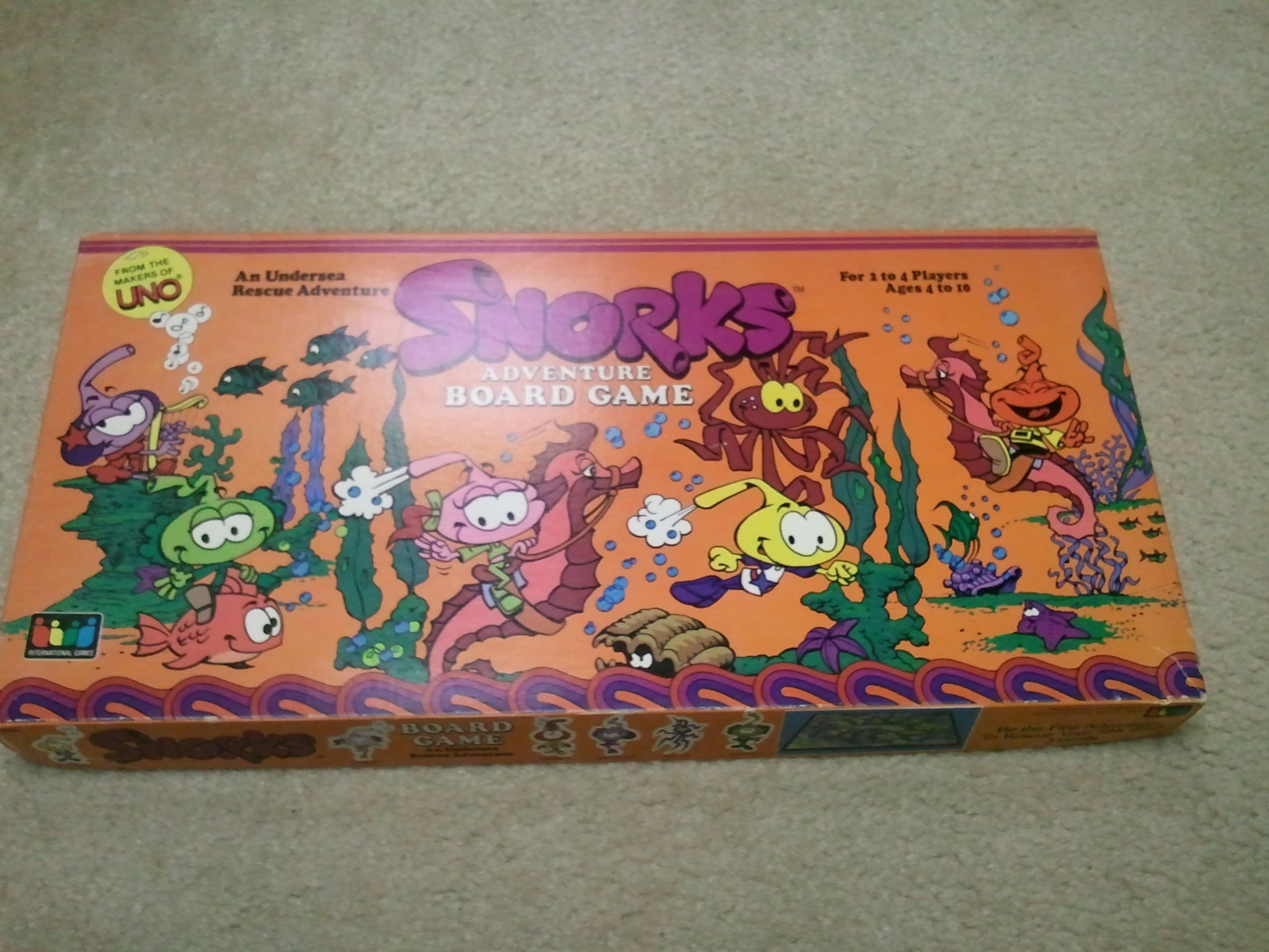 Snorks Adventure Board Game