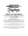 RPG Item: BWC-02: Price of Progress