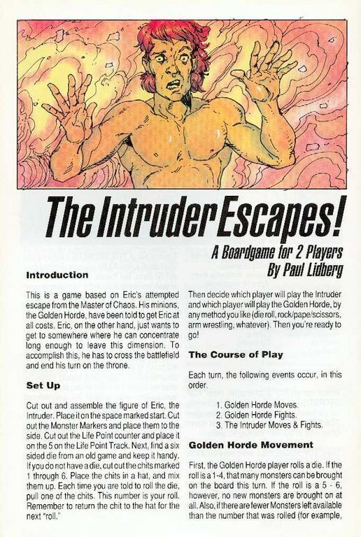 The Intruder Escapes box art