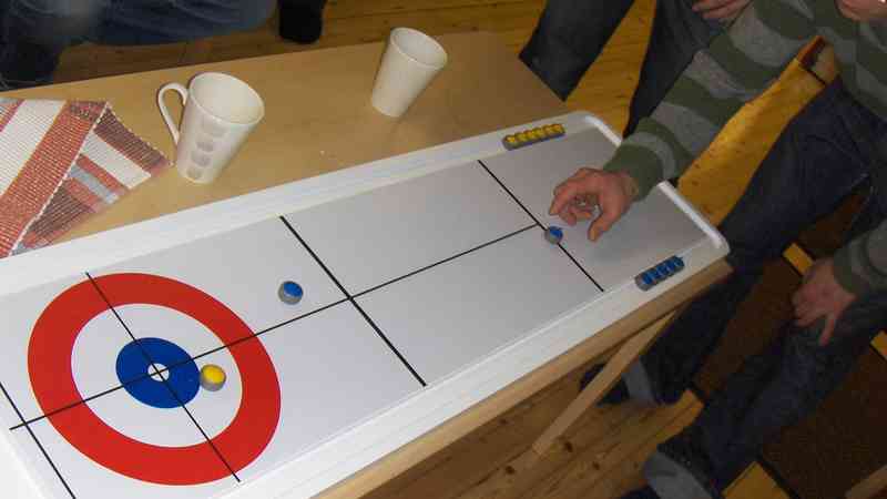 Curling Table Game