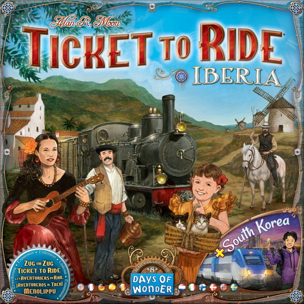  Ticket to Ride Map Collection 8: Iberia & South Korea