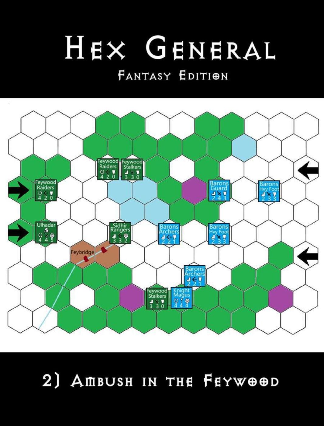 Cover art for Hex General: Fantasy Edition – 2) Ambush in the Feywood