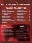 RPG Item: Eclipse Phase Sample Characters