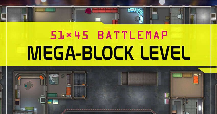 Battlemap: Mega-Block Level | RPG Item | RPGGeek