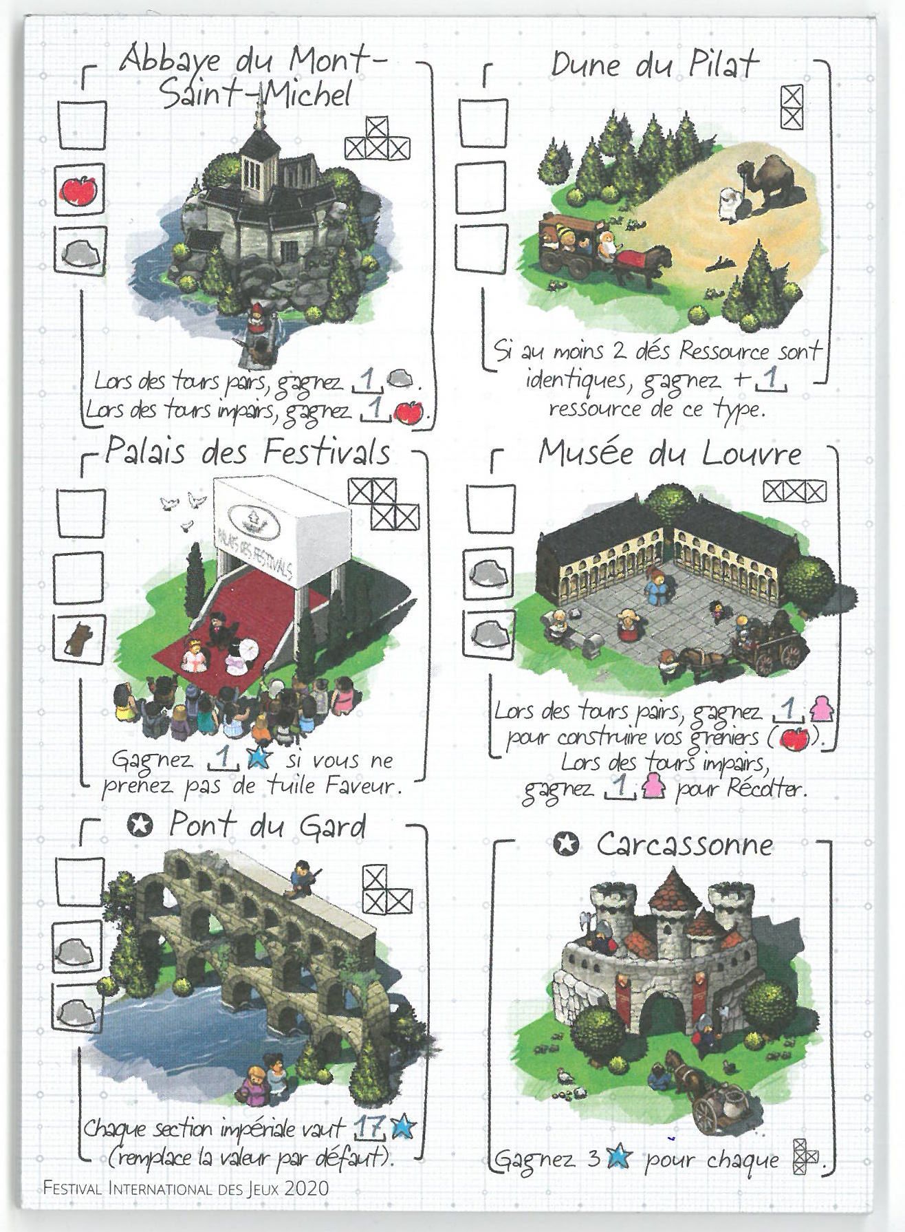 Imperial Settlers: Roll & Write – FIJ 2020 Promosheet
