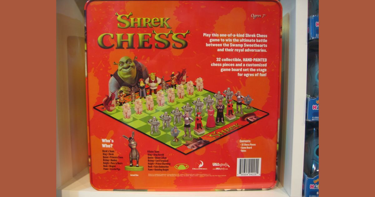 【美中古】⭐︎2004年当時物⭐︎シュレック チェスSHREK CHESS Shrek Chess Game シュレック チェス レア 希少 - メルカリ