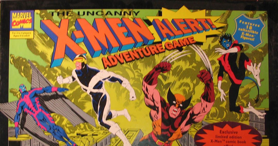 The Uncanny XMen Alert Adventure Game Board Game BoardGameGeek