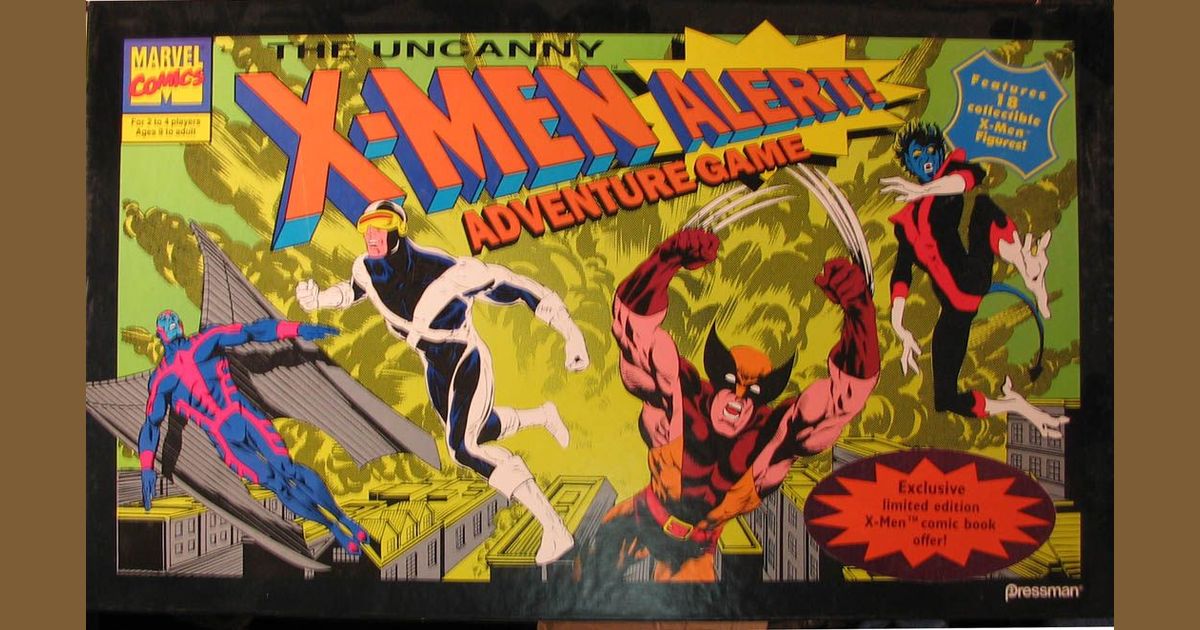 The Uncanny X Men Alert Adventure Game Board Game Boardgamegeek