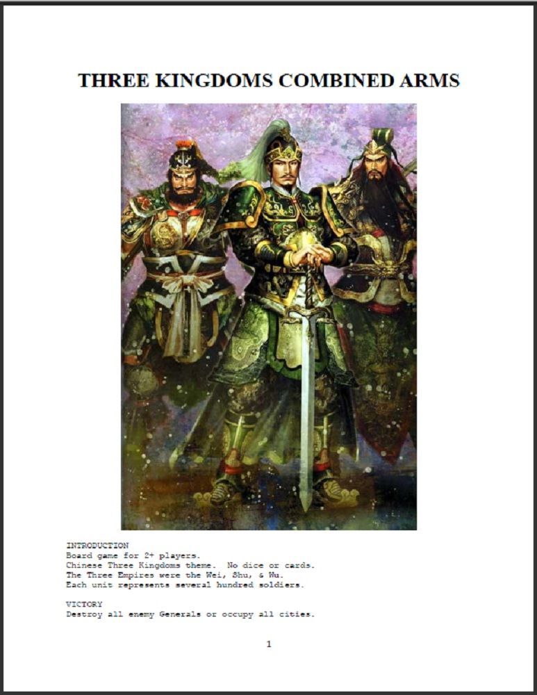 Three Kingdoms Combined Arms box art