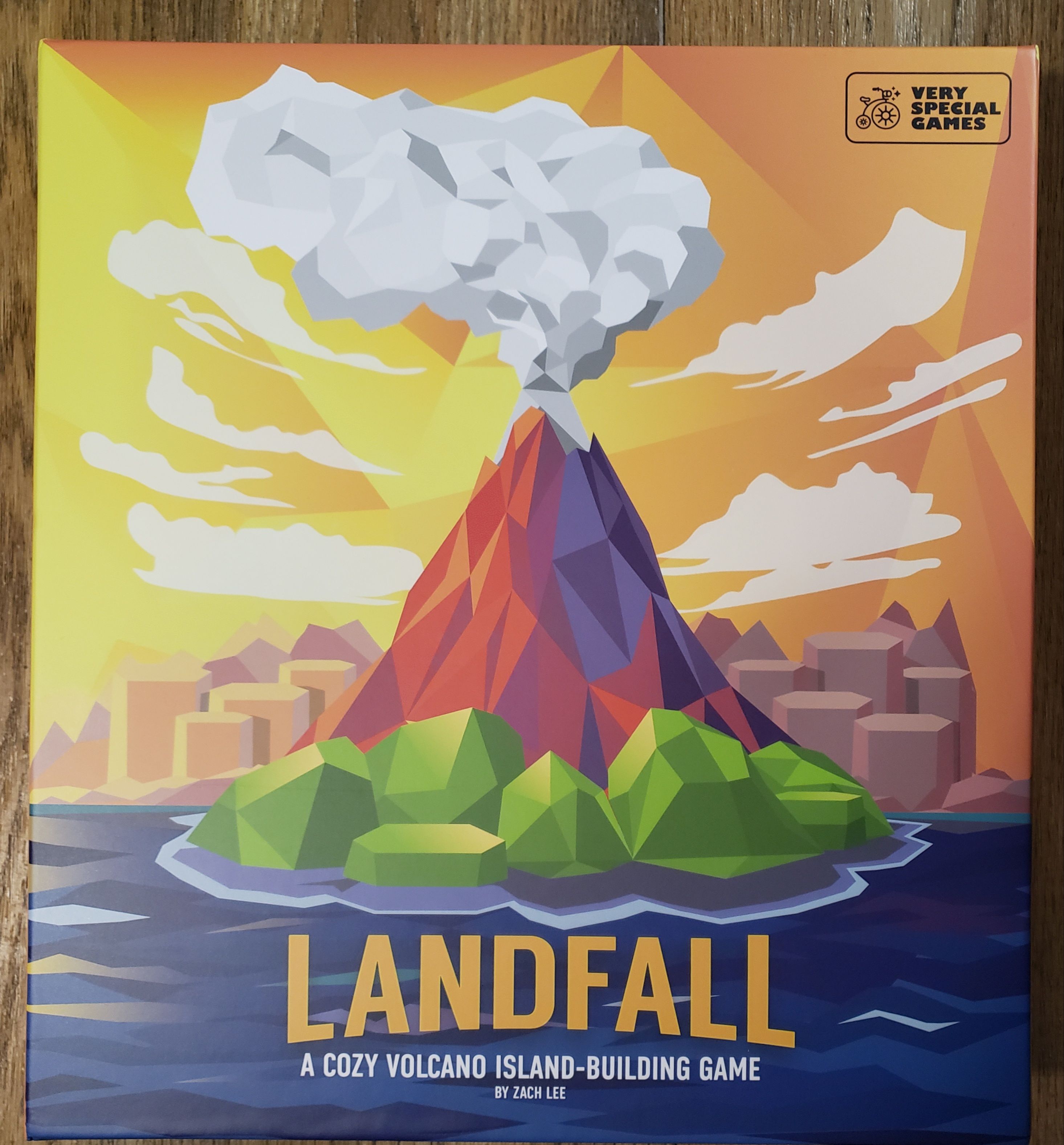 Cover art for Landfall: A Cozy Volcano Island-Building Game