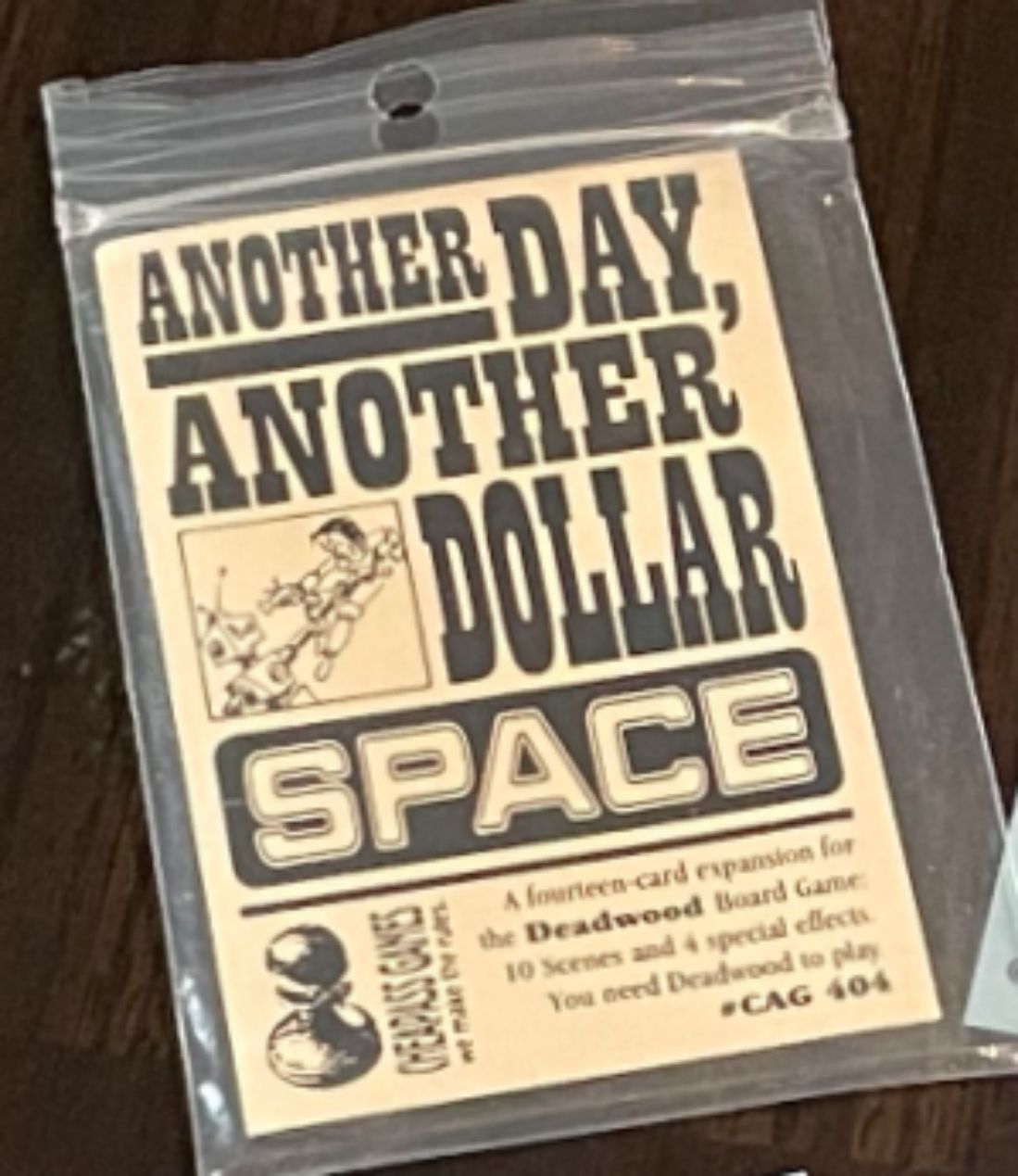 Another Day, Another Dollar: Space