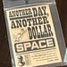 Board Game: Another Day, Another Dollar: Space