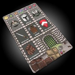 Iron Helm: Player's Mat