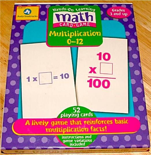 Multiplication 0-12 box art