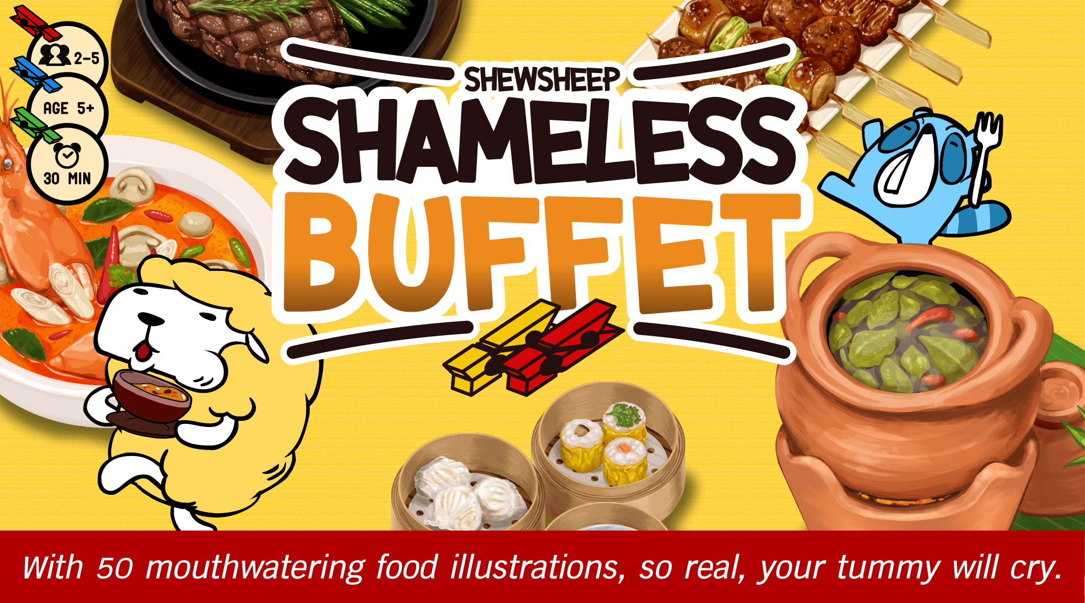 Shewsheep Shameless Buffet cover