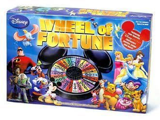 disney wheel of fortune board game