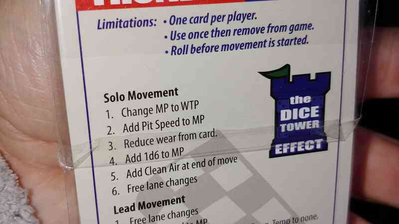 Thunder Alley: Crew Chief Expansion – The Dice Tower Effect Promo Pack