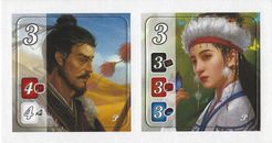 Splendor: Dice Con 2019 Promo Tiles – Zhang Qian and Xiang Fei