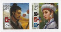 Splendor: Dice Con 2019 Promo cards – Zhang Qian and Xiang Fei