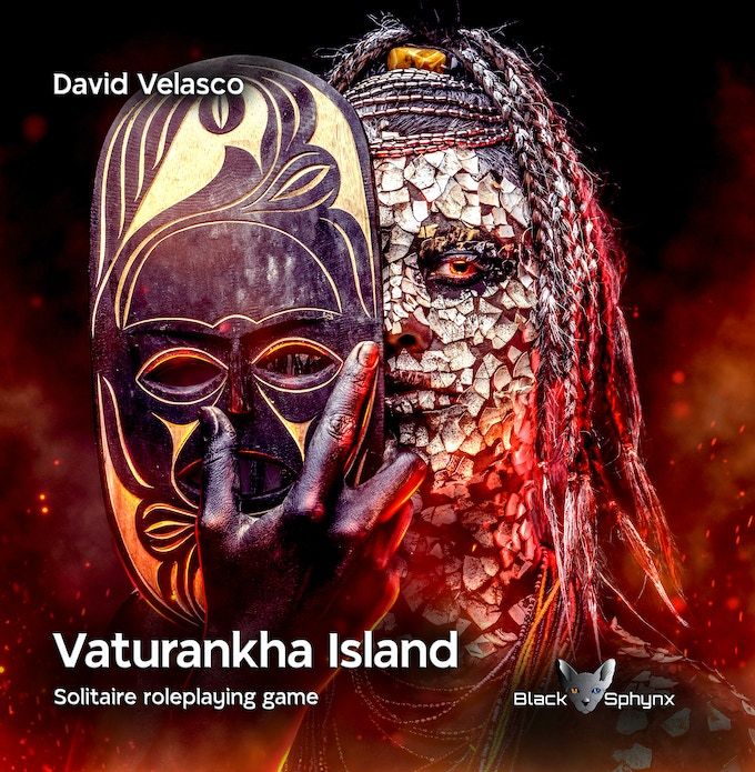 Vaturankha Island: Solitaire roleplaying game box art