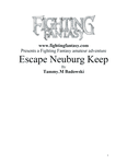 RPG Item: Escape Neuburg Keep