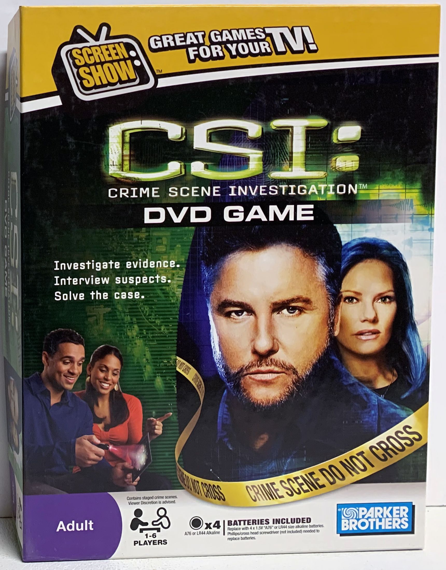 CSI: Crime Scene Investigation DVD Game cover