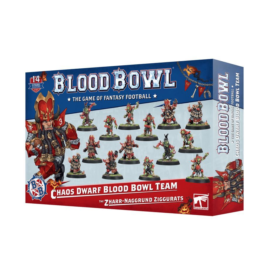 Blood Bowl: Chaos Dwarf Team – Zharr-Naggrund Ziggurats