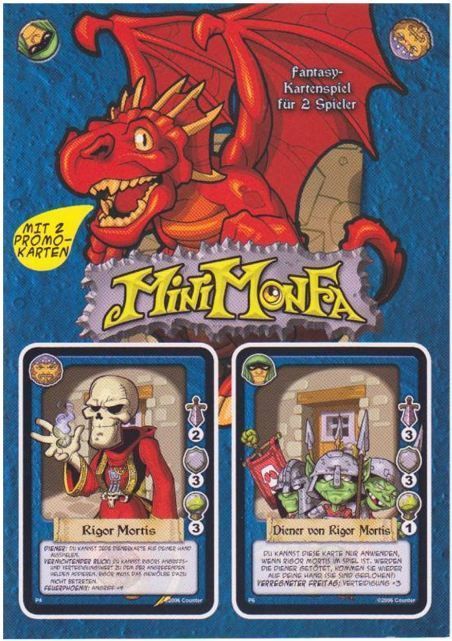 MiniMonfa: 2 promo cards cover art
