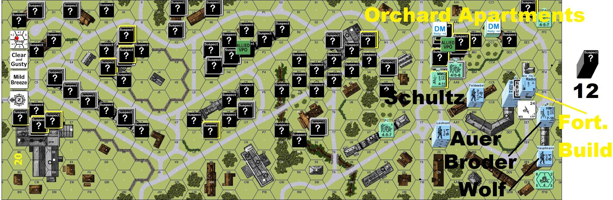 I.Kompanie SASL Campaign Game: Mission 4: Turns 3 & 4 | Solitaire ASL