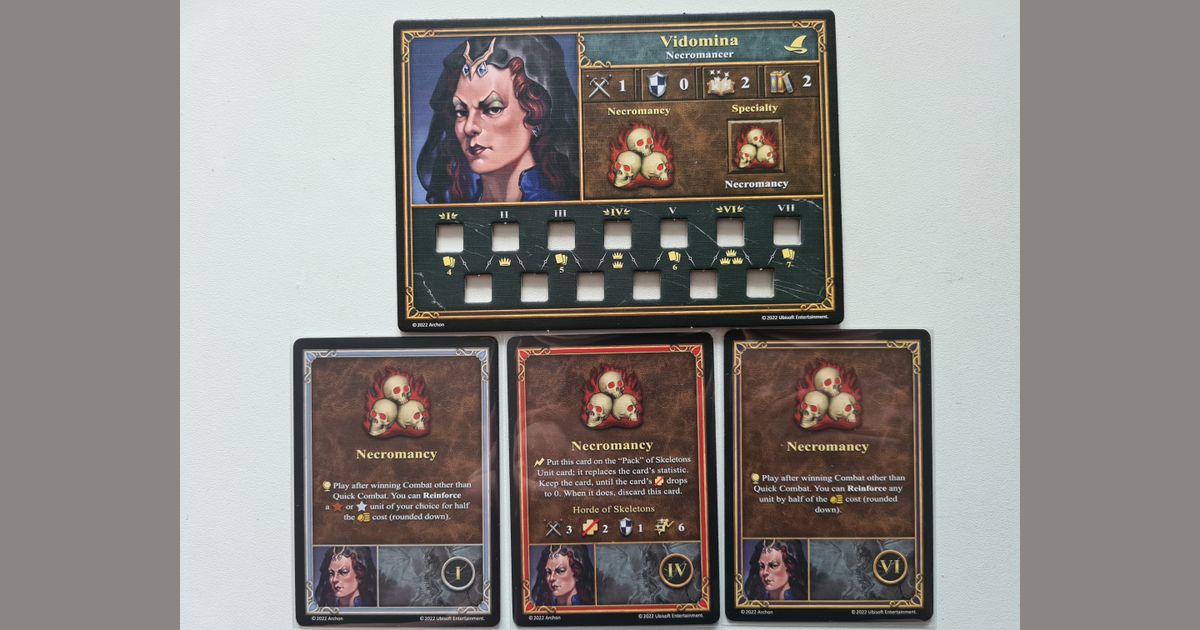 31 Cartes Héros Brigand / MYTH Boardgame - #7 - En Anglais - Occasion - Pour Jeu De Plateau