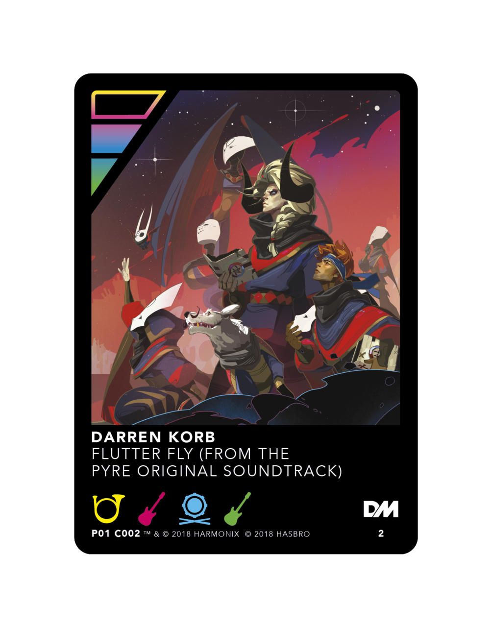 DropMix: Darren Korb – Flutter Fly (From the Pyre Original Soundtrack) Promo Card box art